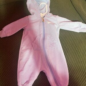 light blue nike jumpsuit 0-3 months